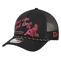 Casquette camionneur ajustable 9FORTY A-Frame M-Crown noire New Era pour homme, Arizona Cardinals, station-service