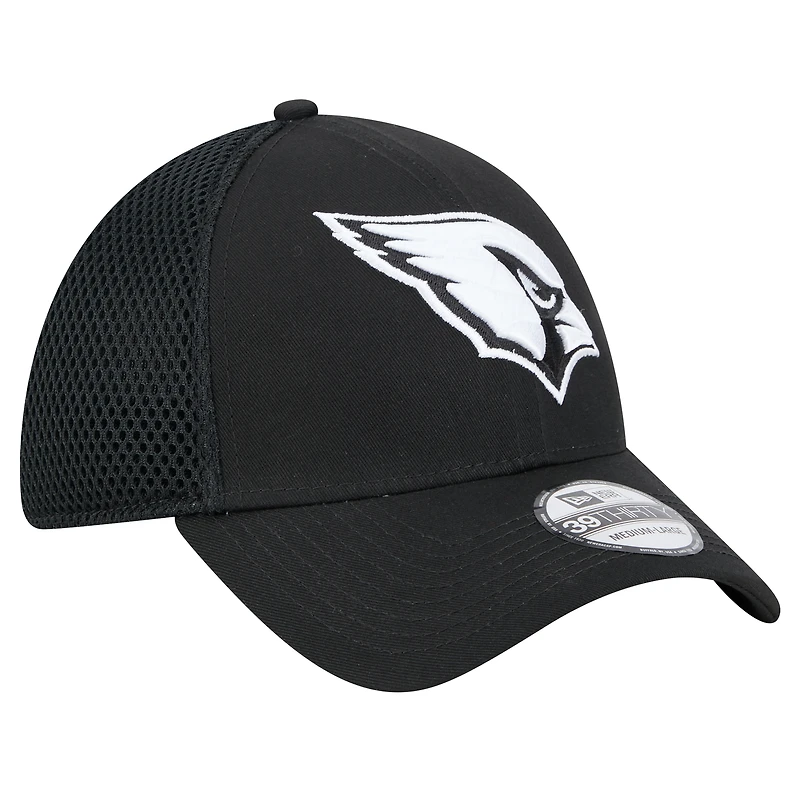 Casquette Main Neo 39THIRTY Flex noire New Era pour homme des Cardinals de l'Arizona