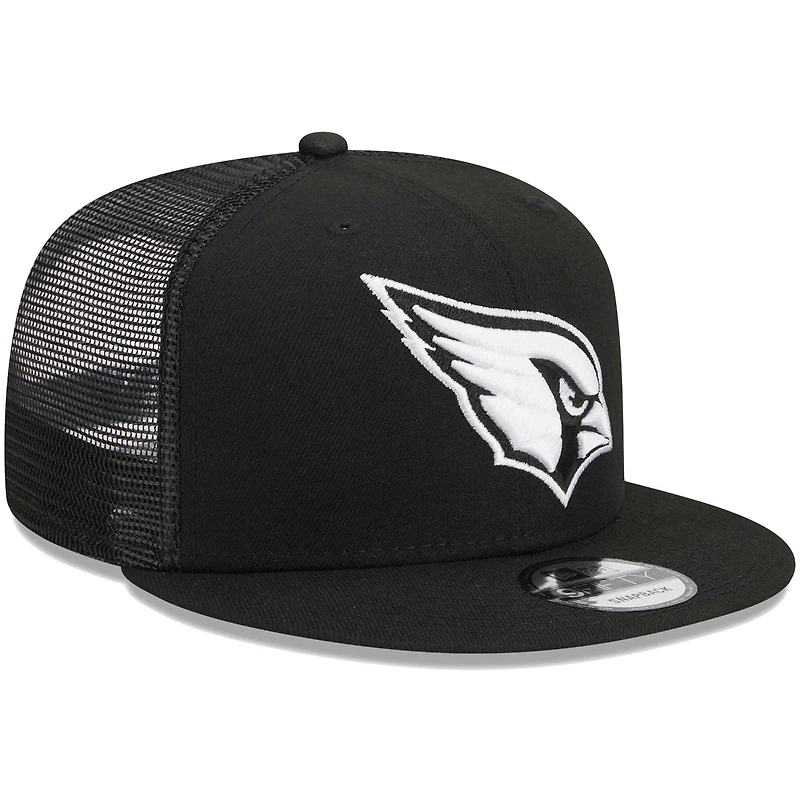 Casquette Snapback 9FIFTY Main Trucker Arizona Cardinals New Era noire pour homme