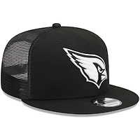 Casquette Snapback 9FIFTY Main Trucker Arizona Cardinals New Era noire pour homme