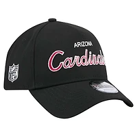 Casquette ajustable Smith 9FORTY noire New Era pour homme des Arizona Cardinals