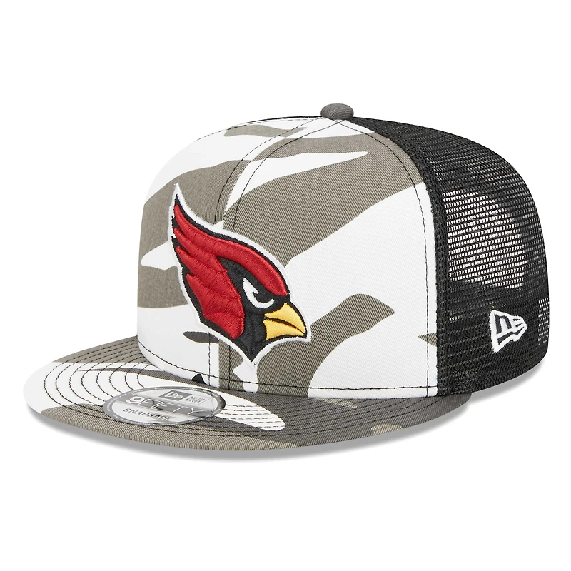 Men's New Era Camo Arizona Cardinals Dark Trucker 9FIFTY Snapback Hat