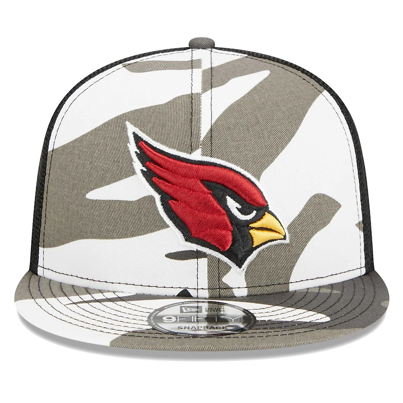 Men's New Era Camo Arizona Cardinals Dark Trucker 9FIFTY Snapback Hat