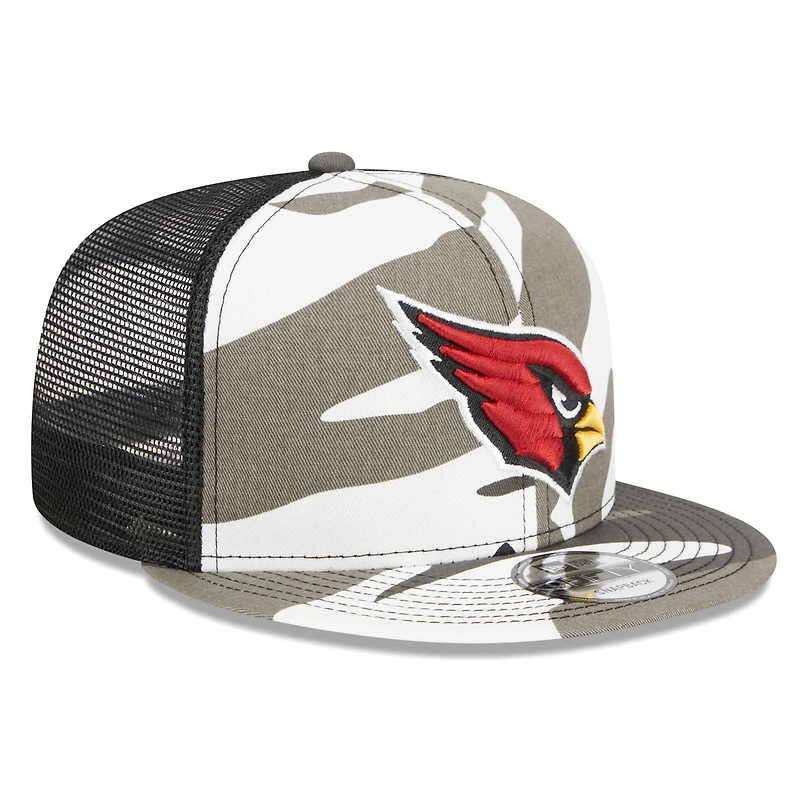 Men's New Era Camo Arizona Cardinals Dark Trucker 9FIFTY Snapback Hat