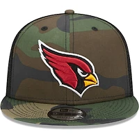 Casquette New Era Camo Arizona Cardinals Main Trucker 9FIFTY Snapback pour homme