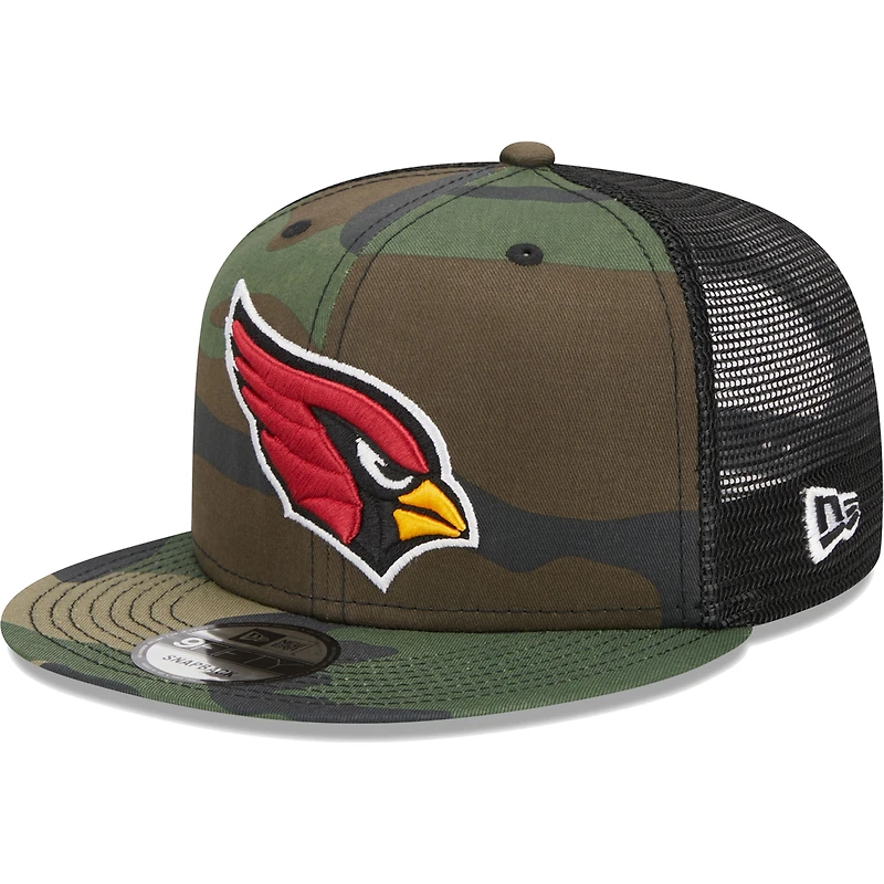 Casquette New Era Camo Arizona Cardinals Main Trucker 9FIFTY Snapback pour homme