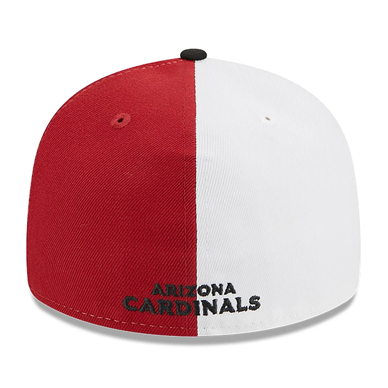 Casquette ajustée 59FIFTY pour homme Cardinal/Noir Arizona Cardinals 2023 Sideline Low Profile New Era