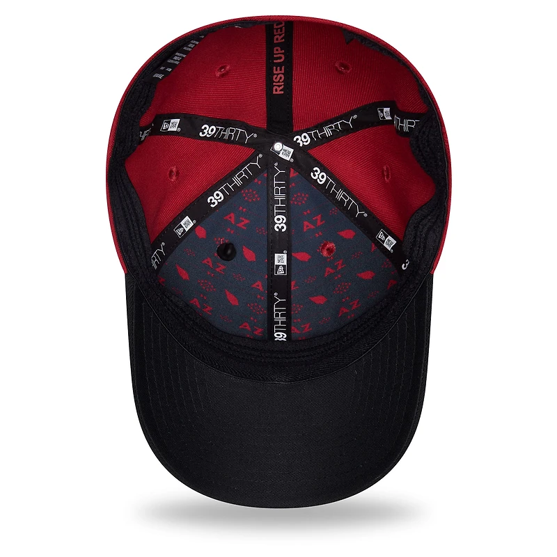 Men's New Era Cardinal/Black Arizona Cardinals 2026 NFL Draft 39THIRTY M-Crown Flex Hat