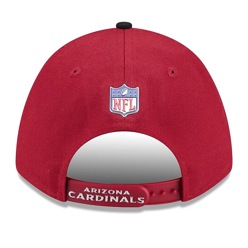 Men's New Era Cardinal/Black Arizona Cardinals 2026 NFL Draft 9FORTY M-Crown Adjustable Hat