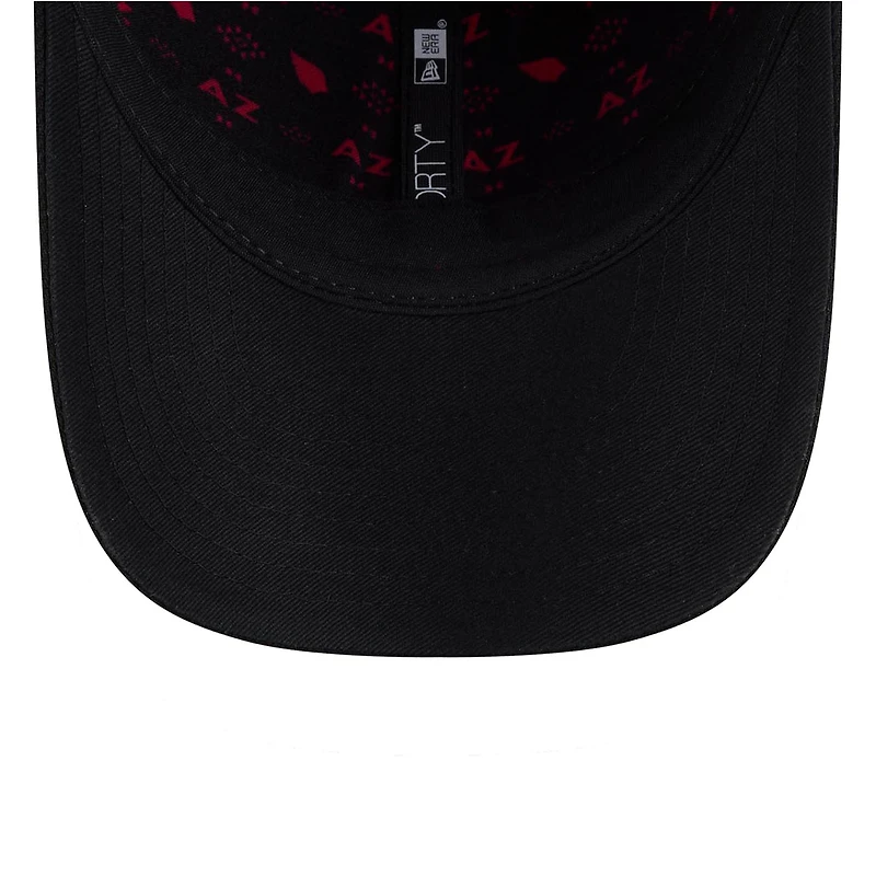 Casquette ajustable New Era Cardinal/Noir Arizona Cardinals 2026 NFL Draft 9FORTY M-Crown pour homme