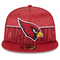 Casquette ajustée New Era Cardinal Arizona Cardinals 2023 NFL Training Camp 59FIFTY pour homme