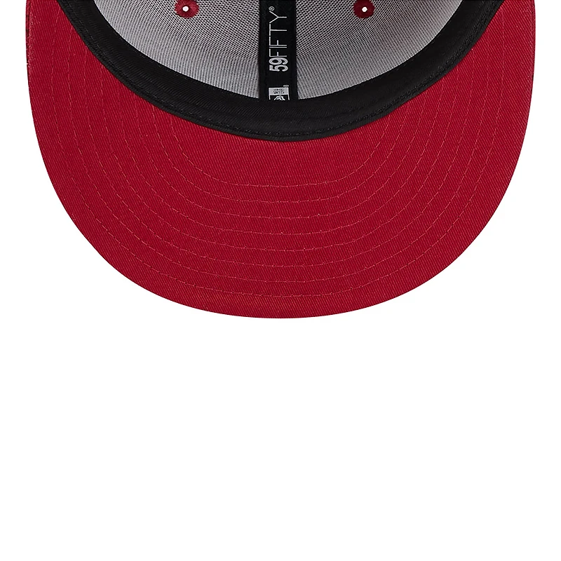 Men's New Era  Cardinal Arizona Cardinals 2024 Sideline 59FIFTY Fitted Hat