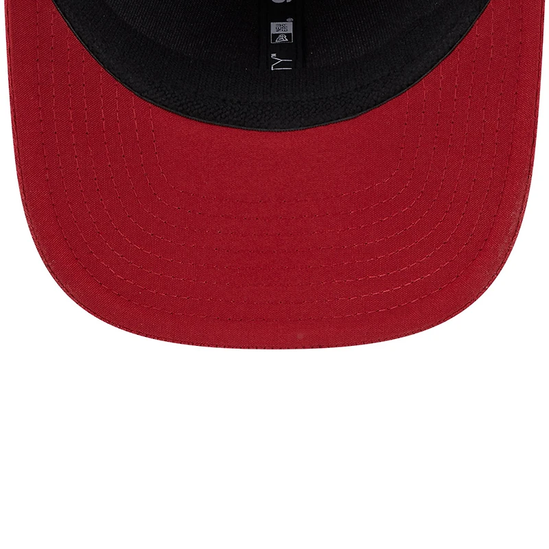 Casquette extensible à bouton-pression New Era Cardinal Arizona Cardinals 2024 Sideline 9SEVENTY pour homme