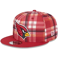 Men's New Era Cardinal Arizona Cardinals 2024 Sideline Statement 9FIFTY Snapback Hat