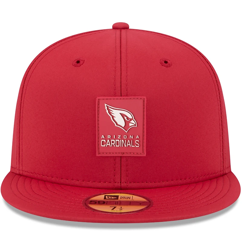 Men's New Era Cardinal Arizona Cardinals 2025 Sideline  59FIFTY Fitted Hat