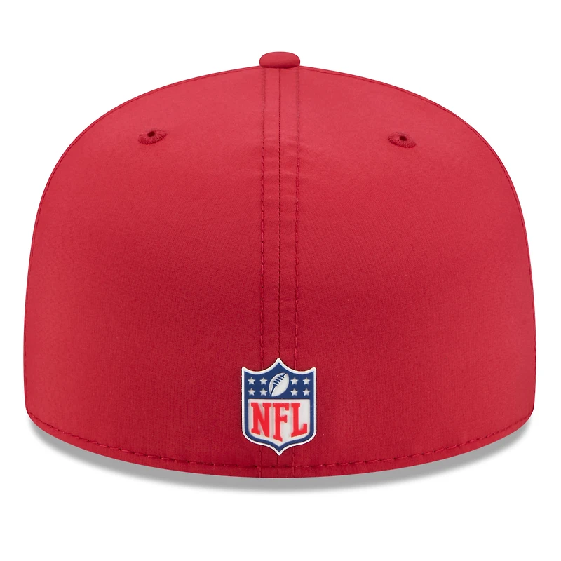 Men's New Era Cardinal Arizona Cardinals 2025 Sideline  59FIFTY Fitted Hat