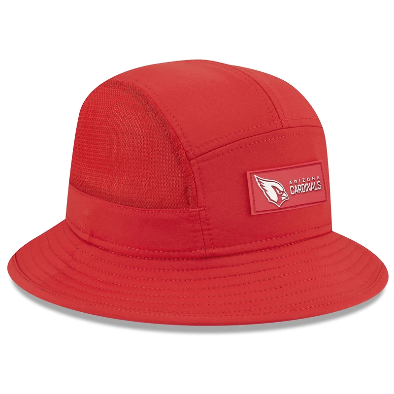 Men's New Era Cardinal Arizona Cardinals 2025 Sideline Bucket Hat