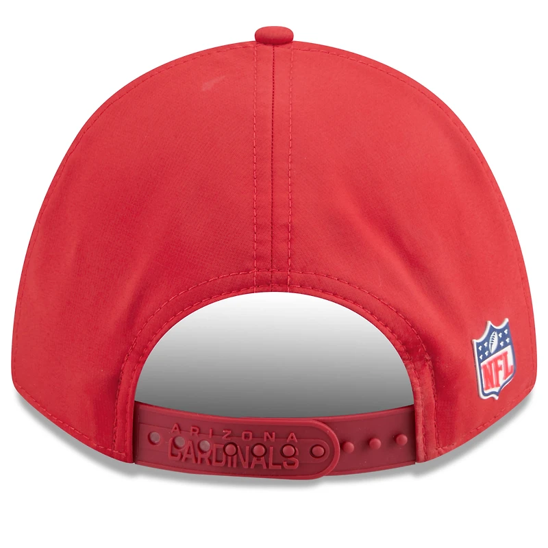 Men's New Era Cardinal Arizona Cardinals 2025 Sideline  M-Crown 9FORTY Adjustable Hat