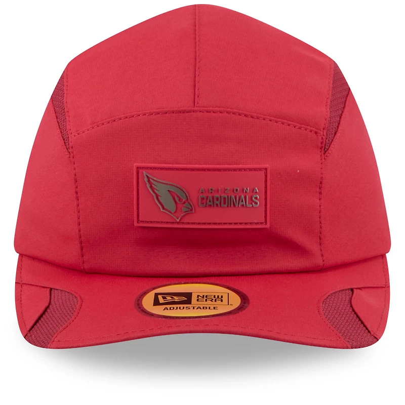 Men's New Era Cardinal Arizona Cardinals 2025 Sideline  Runner Adjustable Hat