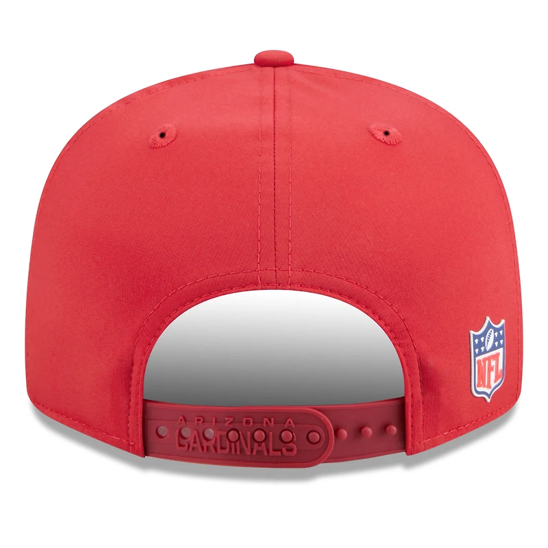 Casquette snapback 9FIFTY à panneau fendu pour homme New Era Cardinal Arizona Cardinals 2025