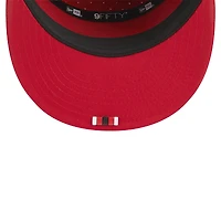 Casquette snapback 9FIFTY à panneau fendu pour homme New Era Cardinal Arizona Cardinals 2025