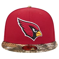Men's New Era Cardinal Arizona Cardinals Active Two-Tone Camo 59FIFTY Fitted Hat