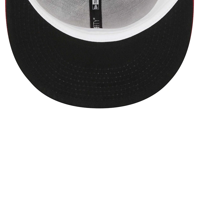 Casquette New Era Cardinal Arizona Cardinals Collegiate Trucker 9FIFTY Snapback pour homme