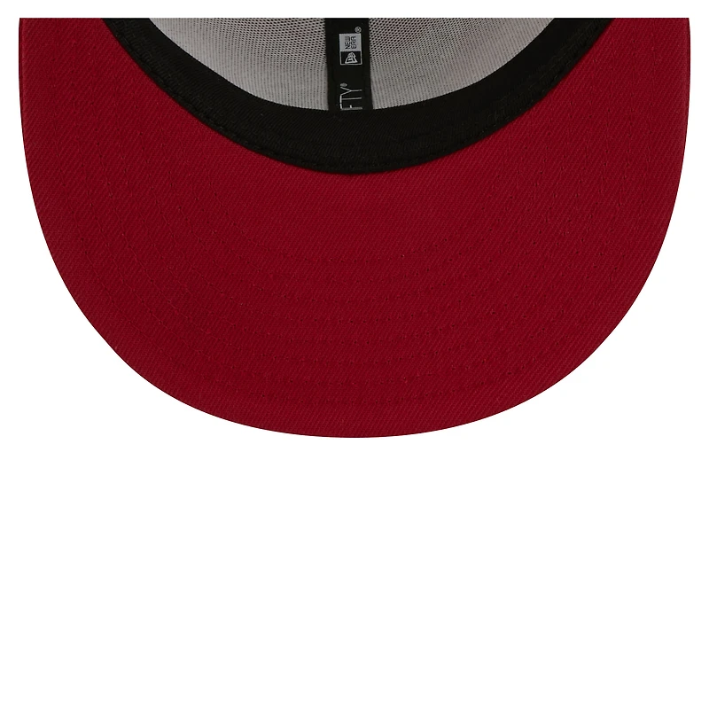 Men's New Era  Cardinal Arizona Cardinals Core Team 9FIFTY Trucker Snapback Hat