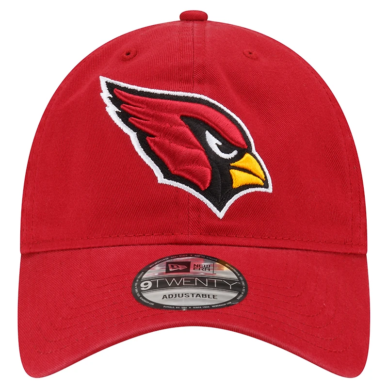 Men's New Era  Cardinal Arizona Cardinals Distinct 9TWENTY Adjustable Hat