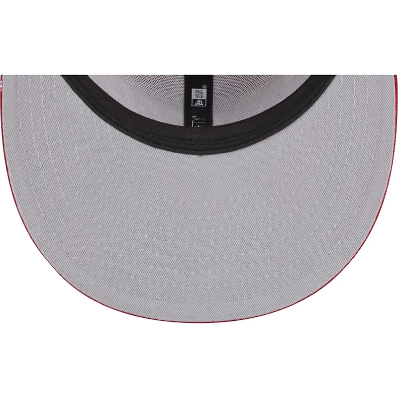 Men's New Era Cardinal Arizona Cardinals Grade Trucker 9FIFTY Snapback Hat