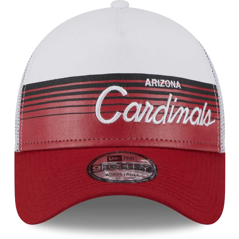 Men's New Era Cardinal Arizona Cardinals Horizon A-Frame 9FORTY Snapback Hat