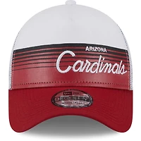 Men's New Era Cardinal Arizona Cardinals Horizon A-Frame 9FORTY Snapback Hat