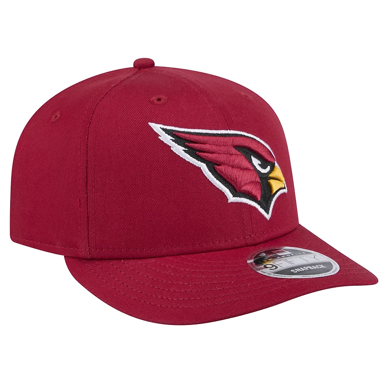 Men's New Era Cardinal Arizona Cardinals Main Low Profile 9FIFTY Snapback Hat