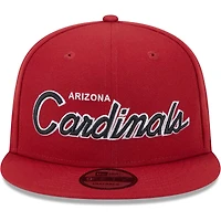 Casquette Snapback 9FIFTY Cardinal Arizona Cardinals Main Script New Era pour homme