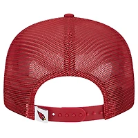 Men's New Era Cardinal Arizona Cardinals Main Trucker 9FIFTY Snapback Hat