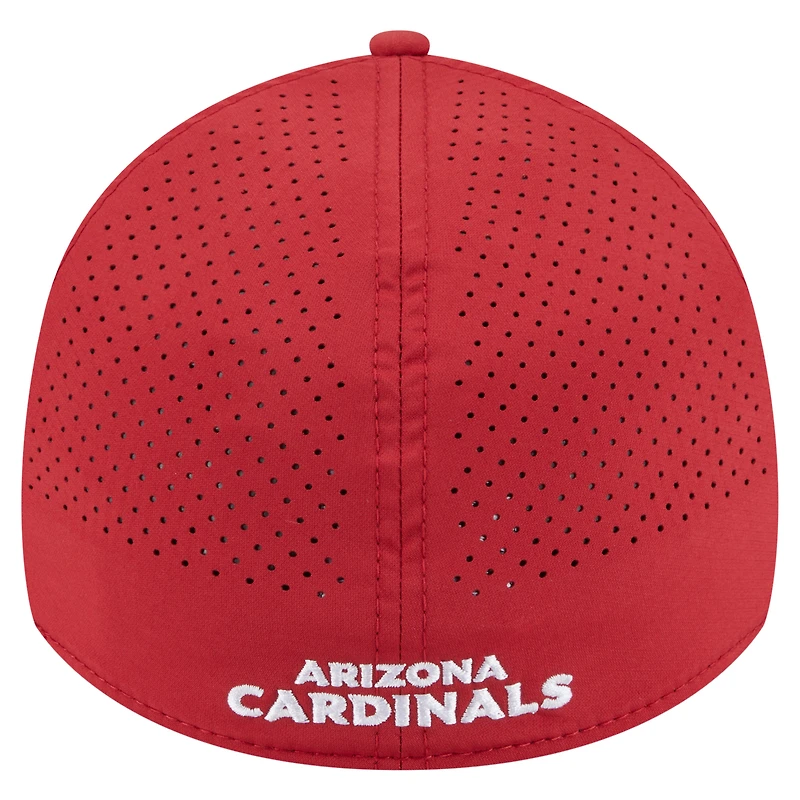 Men's New Era Cardinal Arizona Cardinals Perforated 39THIRTY Flex Hat