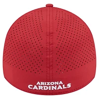 Men's New Era Cardinal Arizona Cardinals Perforated 39THIRTY Flex Hat