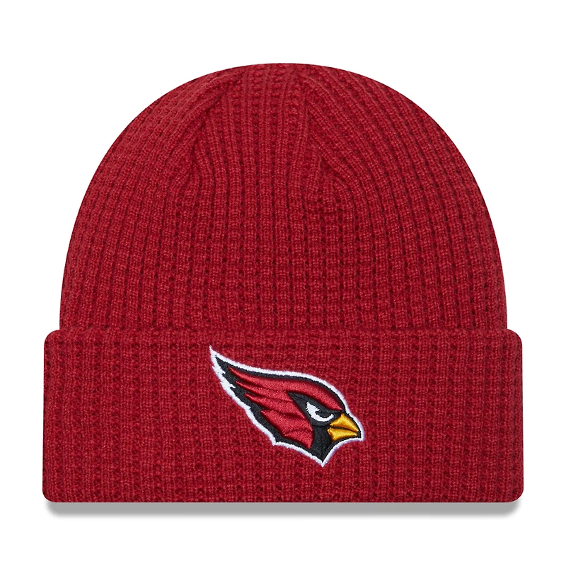 Bonnet en tricot à revers Prime New Era Cardinal Arizona Cardinals pour hommes