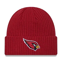 Bonnet en tricot à revers Prime New Era Cardinal Arizona Cardinals pour hommes