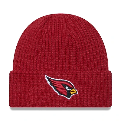 Bonnet en tricot à revers Prime New Era Cardinal Arizona Cardinals pour hommes