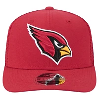 Casquette ajustable extensible à boutons-pression New Era Cardinal Arizona Cardinals Team Collection 9SEVENTY pour homme