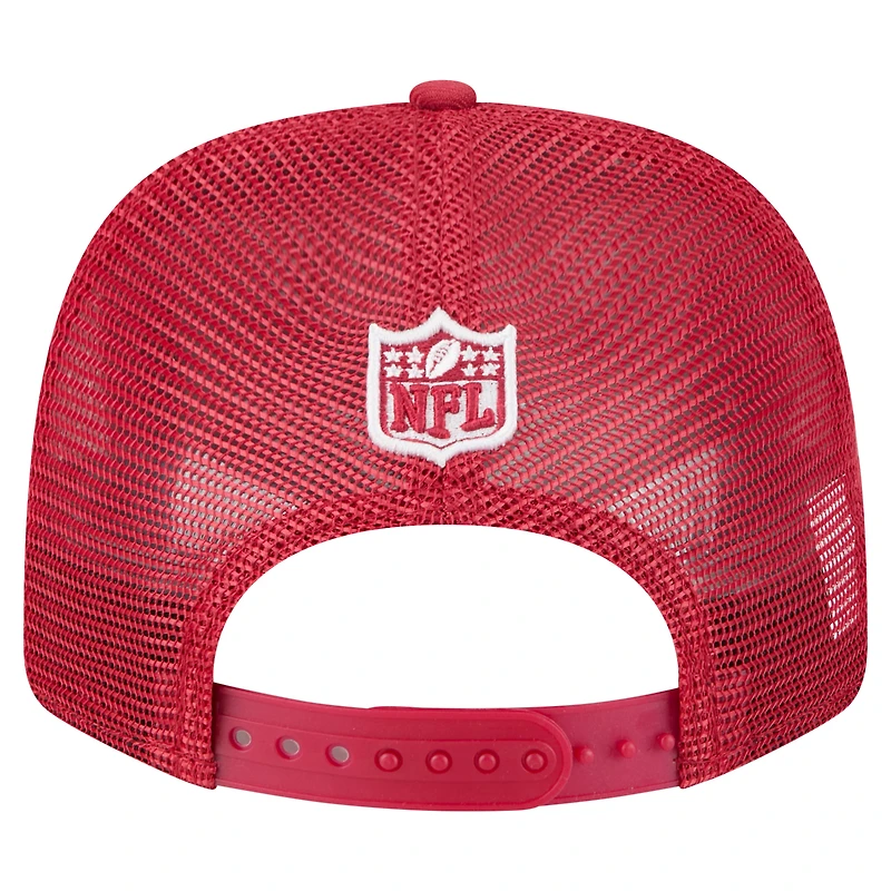 Casquette ajustable extensible à boutons-pression New Era Cardinal Arizona Cardinals Team Collection 9SEVENTY pour homme