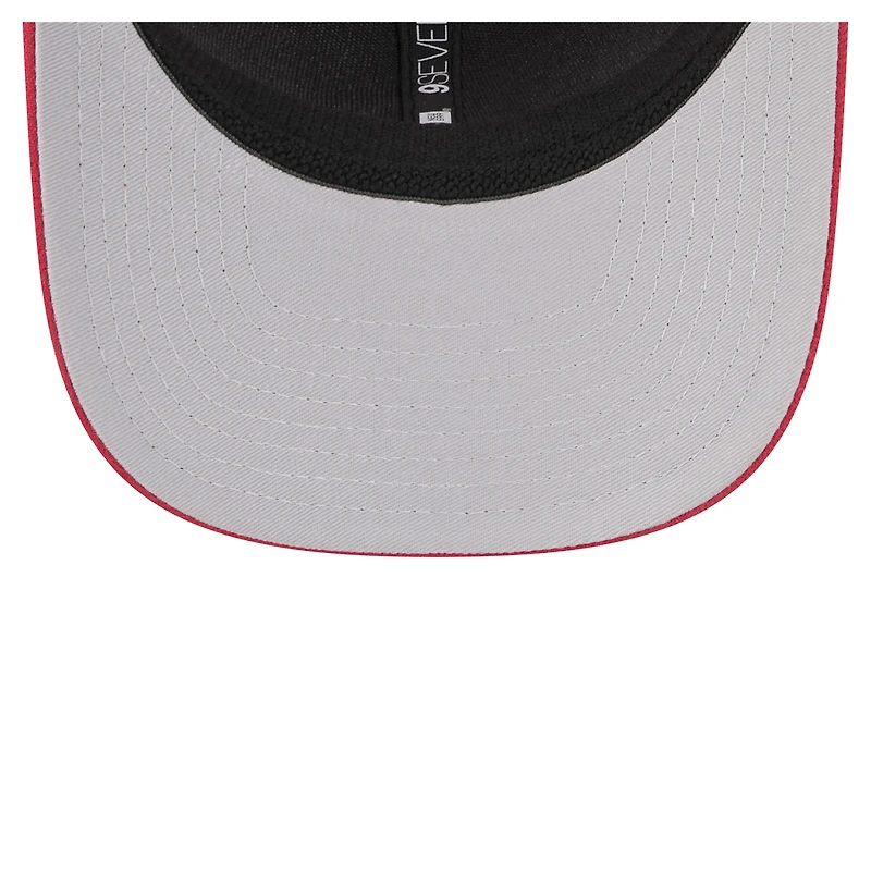 Casquette ajustable extensible à boutons-pression New Era Cardinal Arizona Cardinals Team Collection 9SEVENTY pour homme