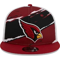 Men's New Era Cardinal Arizona Cardinals  Tear Trucker 9FIFTY Snapback Hat