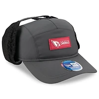 Men's New Era Charcoal Arizona Cardinals 2025 Sideline Cold Weather Runner Dog Ear Adjustable Hat