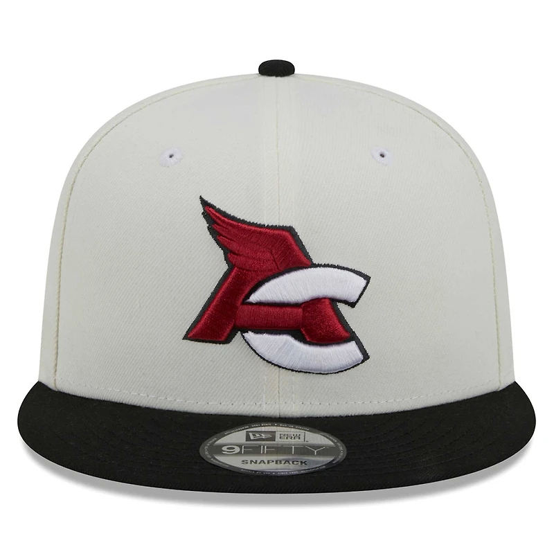 Men's New Era Cream/Black Arizona Cardinals City Originals 9FIFTY Snapback Hat