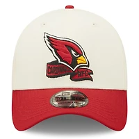 Men's New Era Cream/Cardinal Arizona Cardinals 2022 Sideline - 39THIRTY 2-Tone Flex Hat