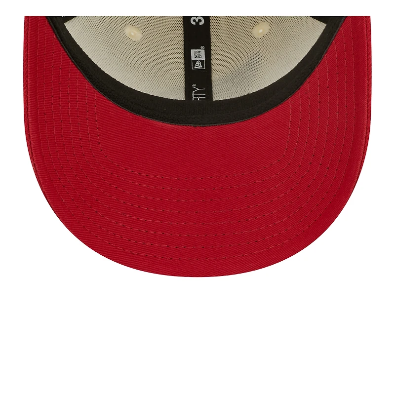 Men's New Era Cream/Cardinal Arizona Cardinals 2022 Sideline - 39THIRTY 2-Tone Flex Hat