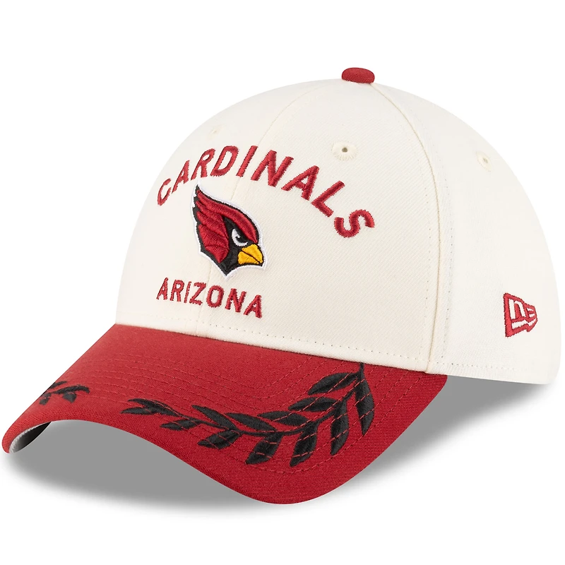Men's New Era  Cream/Cardinal Arizona Cardinals 2025 NFL Draft 39THIRTY Flex Hat