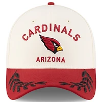 Men's New Era  Cream/Cardinal Arizona Cardinals 2025 NFL Draft 39THIRTY Flex Hat